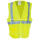 Unisex Lime Green High-Visibility Safety Vest